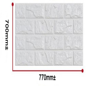 DIY Interior Decoration Soundproof Brick Stone Foam 3D Wall Sticker