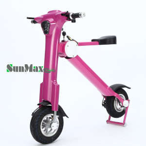 Pink Color 48V 2 Wheel Electric Bike with Patents