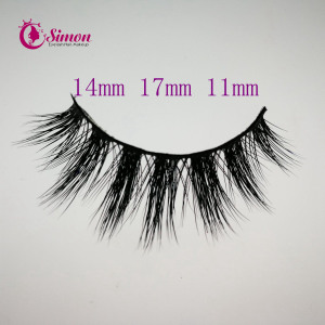 Mix Size Natural Looking Cosmetic False Eyelashes for Party Makeup